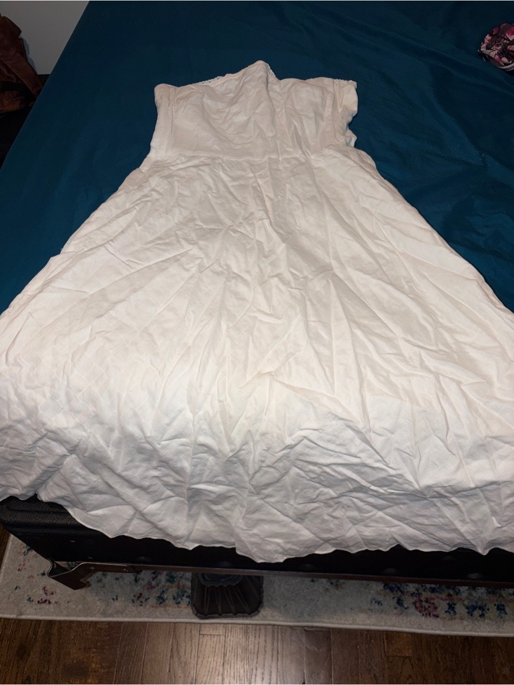 J Crew Classic White Strapless Women’s Dress